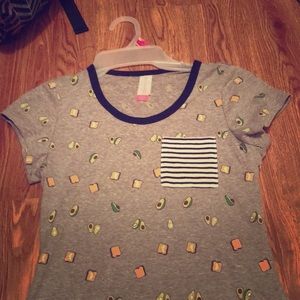 Cute avocado toast short sleeve!